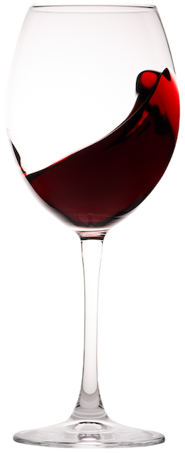 red wine glass